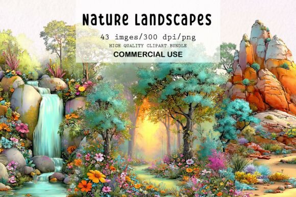 Download Watercolor Nature Landscapes PNG Clipart - Premium Resources