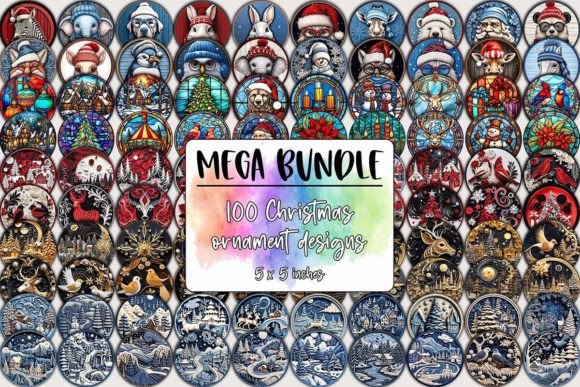 Download Christmas Ornaments Designs Mega Bundle - Designs Collection