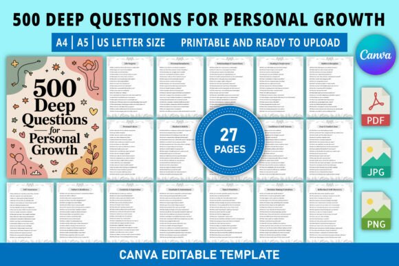 Download 500 Deep Questions for Personal Growth - Personal growth Collection
