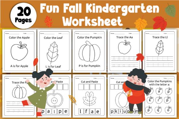 Download Fun Fall Kindergarten Worksheet - Premium Resources
