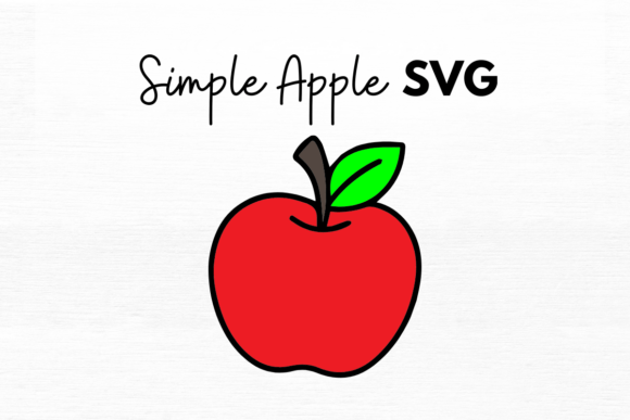 Download Simple Apple SVG - Premium Resources