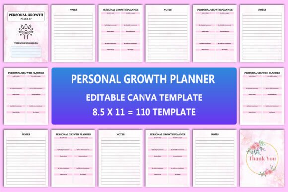 Download Editable Personal Growth Planner - Personal growth Collection