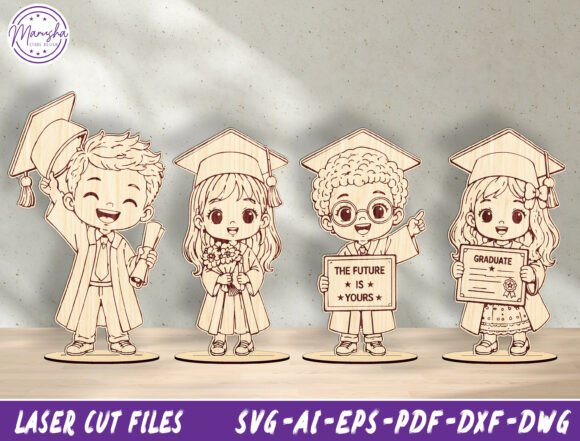 Download Graduation Kids Laser Cut SVG Bundle - Graduation Collection